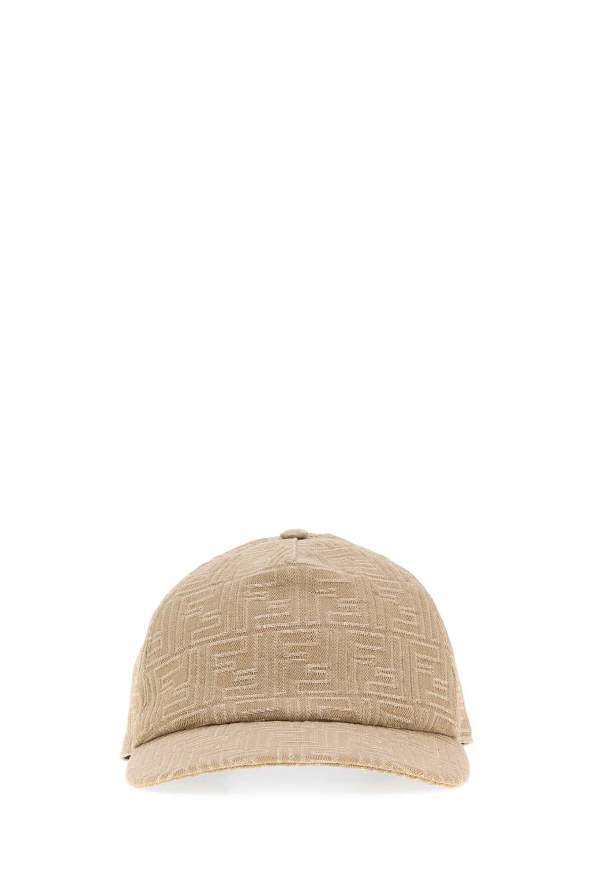 FENDI CAPPELLINO CON FF ALL OVER For Men Exterior: 100% Cotton Lining: 100% Cotton