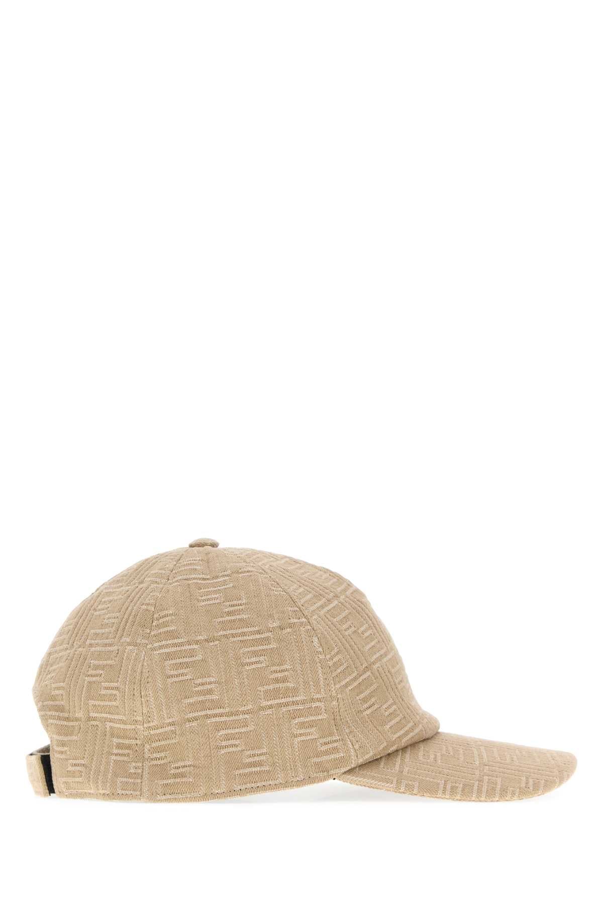 FENDI CAPPELLINO CON FF ALL OVER For Men Exterior: 100% Cotton Lining: 100% Cotton