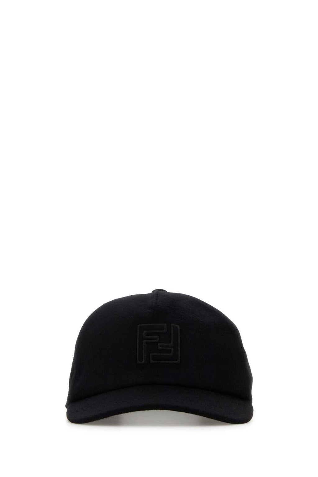 FENDI CAPPELLINO IN CASHMERE CON LOGO FF For Men Exterior: 90% Wool 10% Cashmere