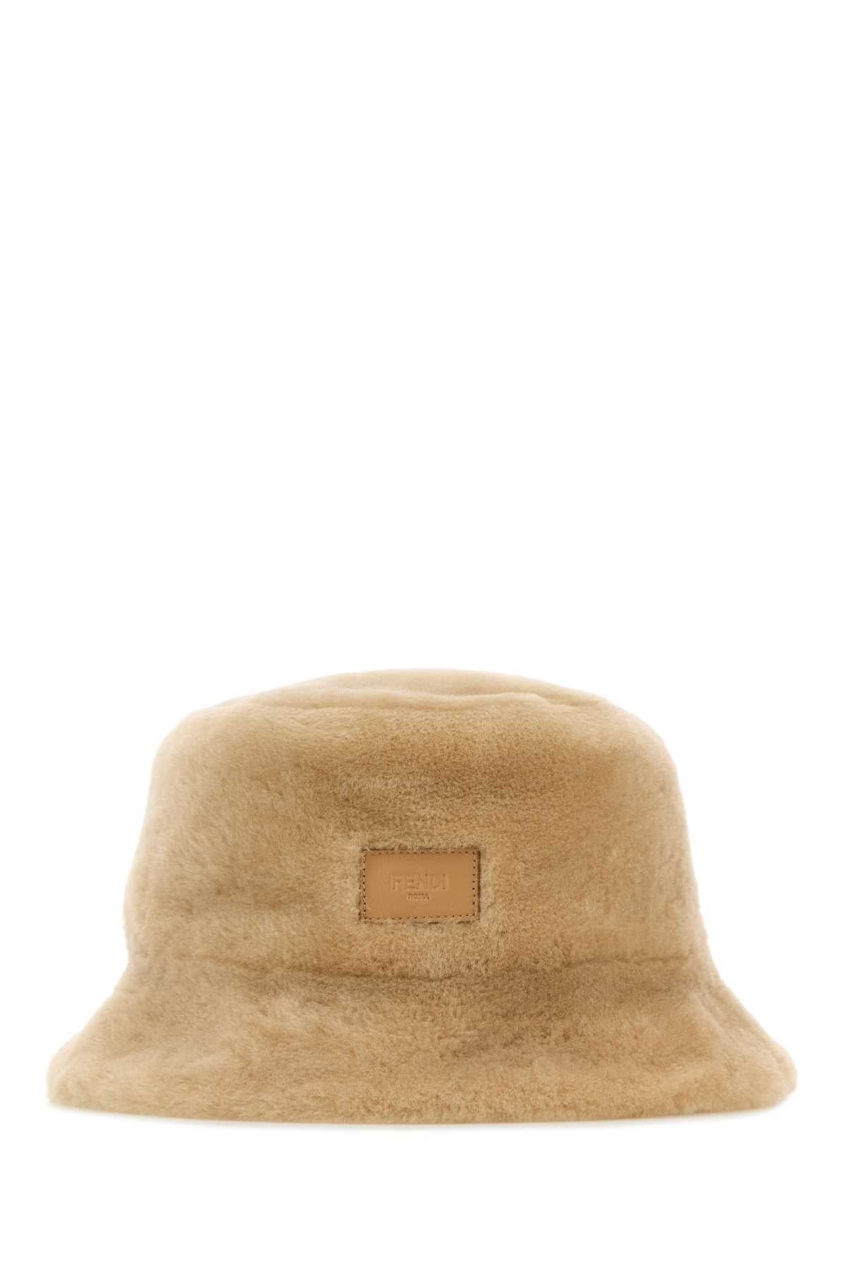 FENDI BUCKET MONTONE For Women Exterior: 100% Shearling Lining: 90% Virgin wool 10% Cashmere