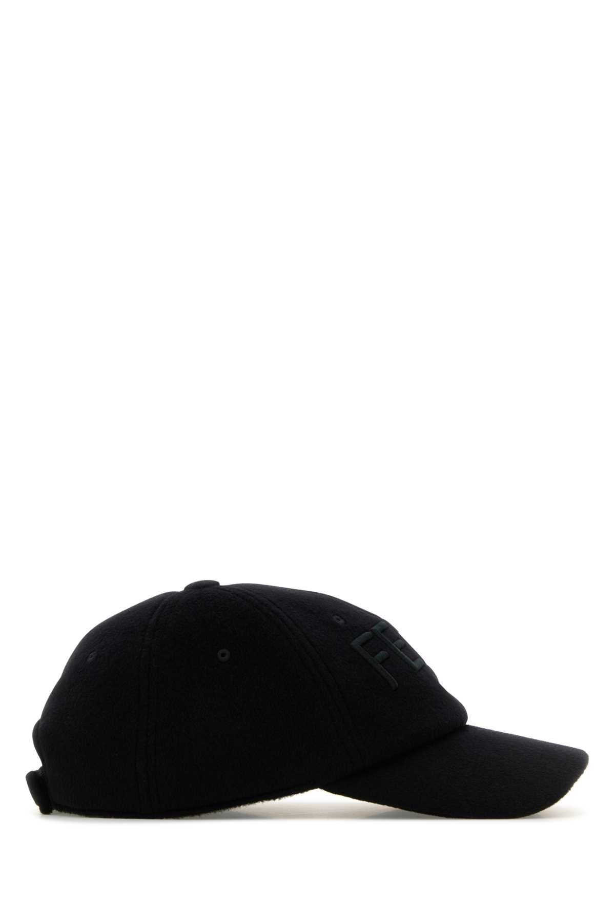 FENDI BASEBALL RICAMO FENDI B For Men Exterior: 70% Wool 25% Nylon 5% Cashmere Lining: 100% Cotton