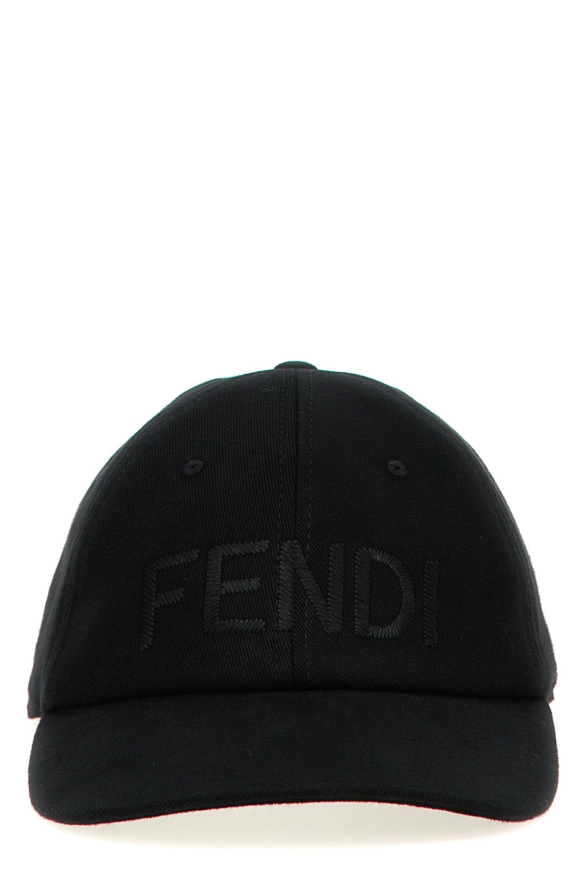 FENDI Logo cap For Men 99% cotton, 1% elastane
