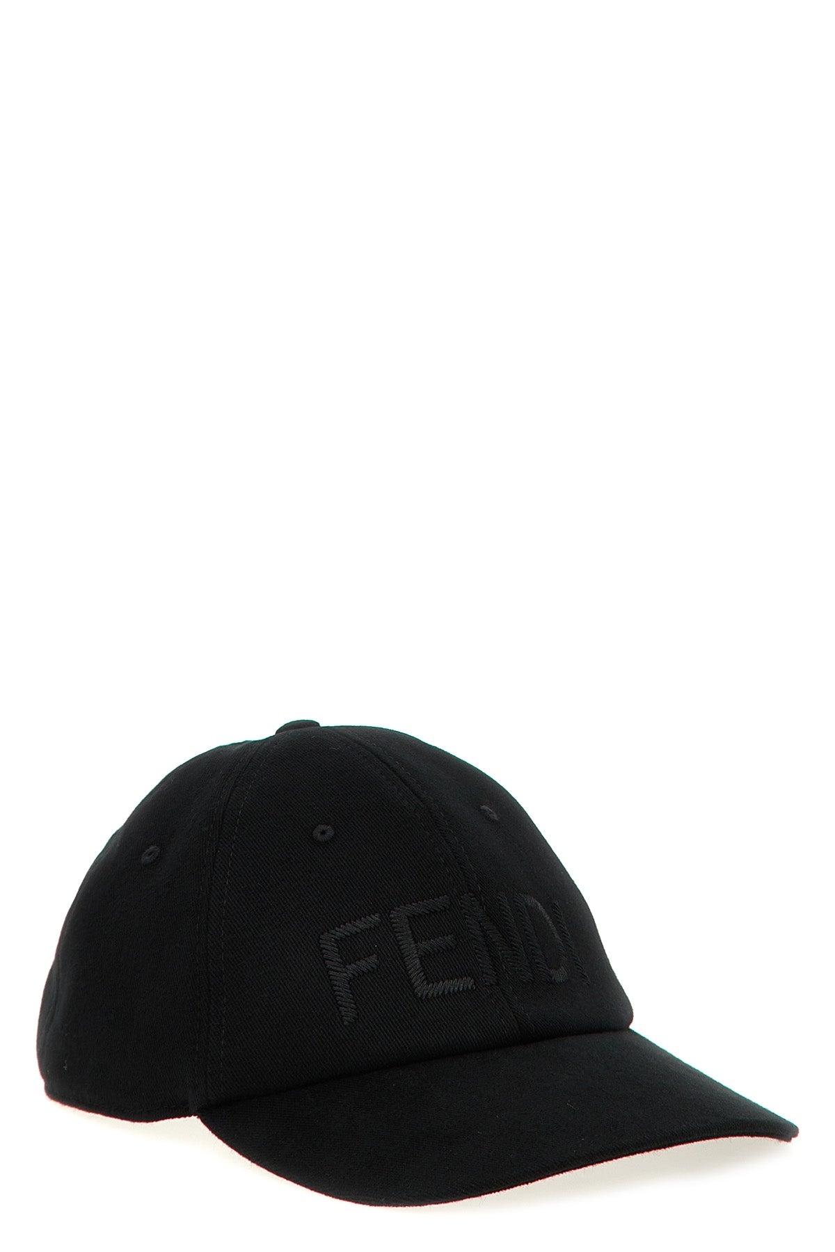 FENDI Logo cap For Men 99% cotton, 1% elastane