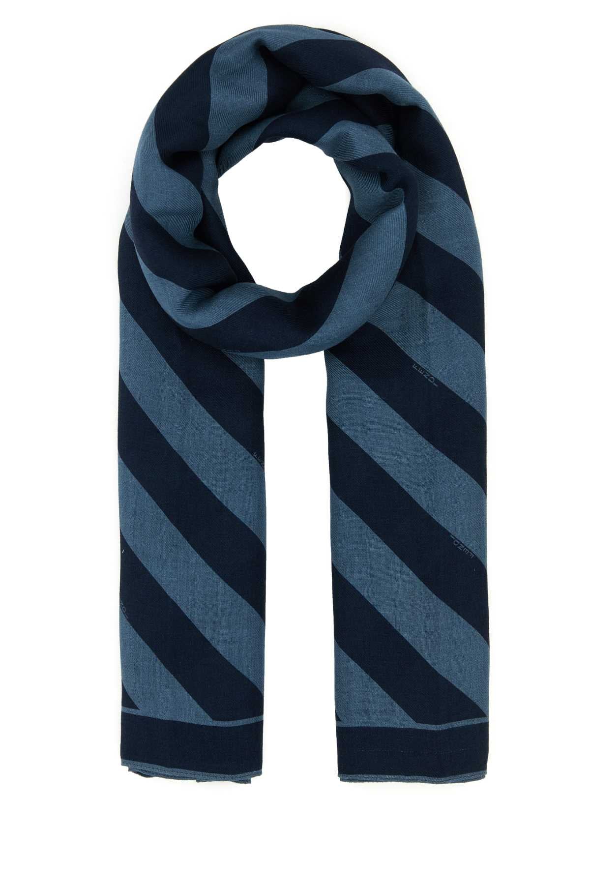 FENDI SCIALLE 140X140 PEQUIN For Men Exterior: 50% Silk 50% Wool