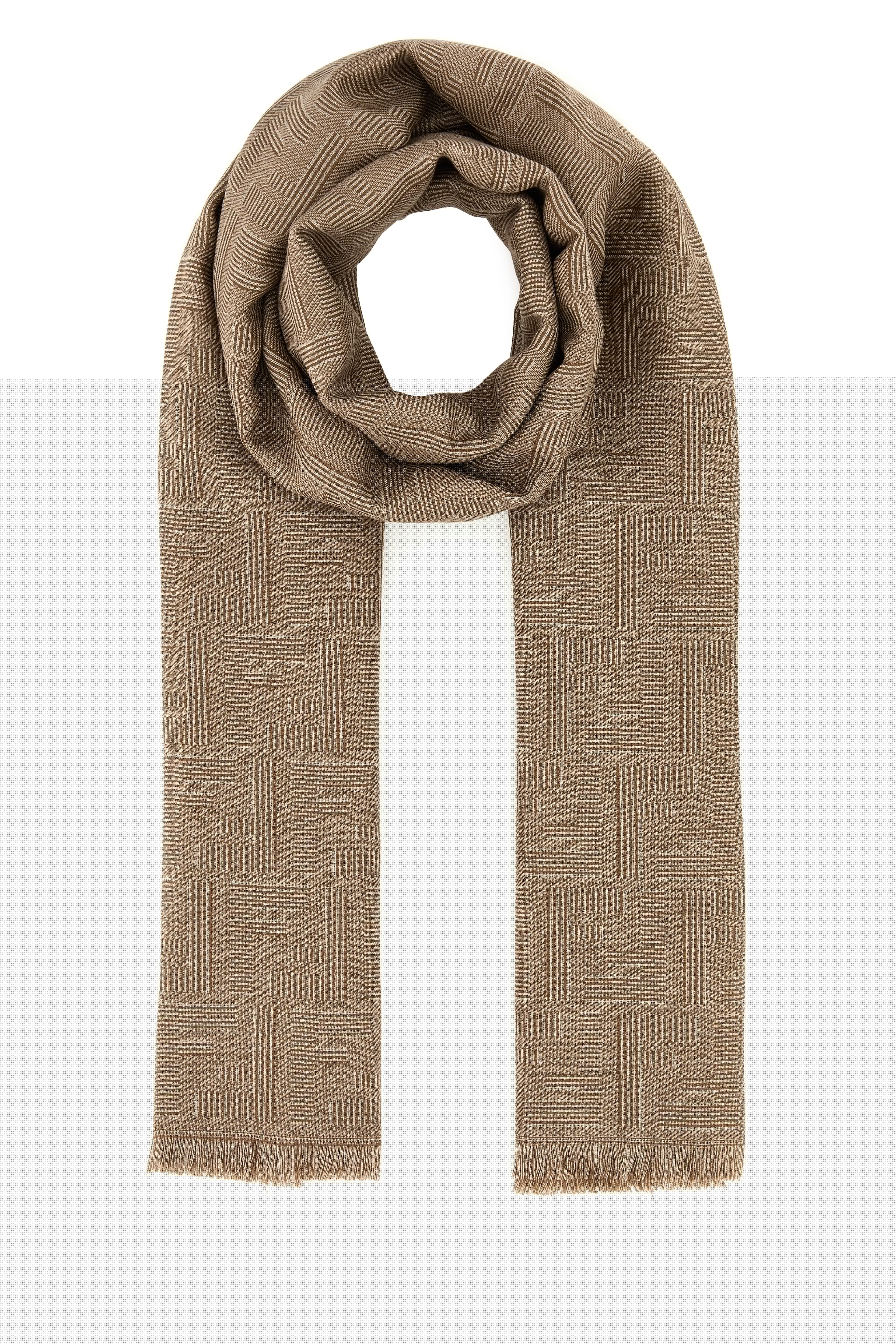 FENDI SCIARPA For Men Exterior: 58% Wool 42% Silk