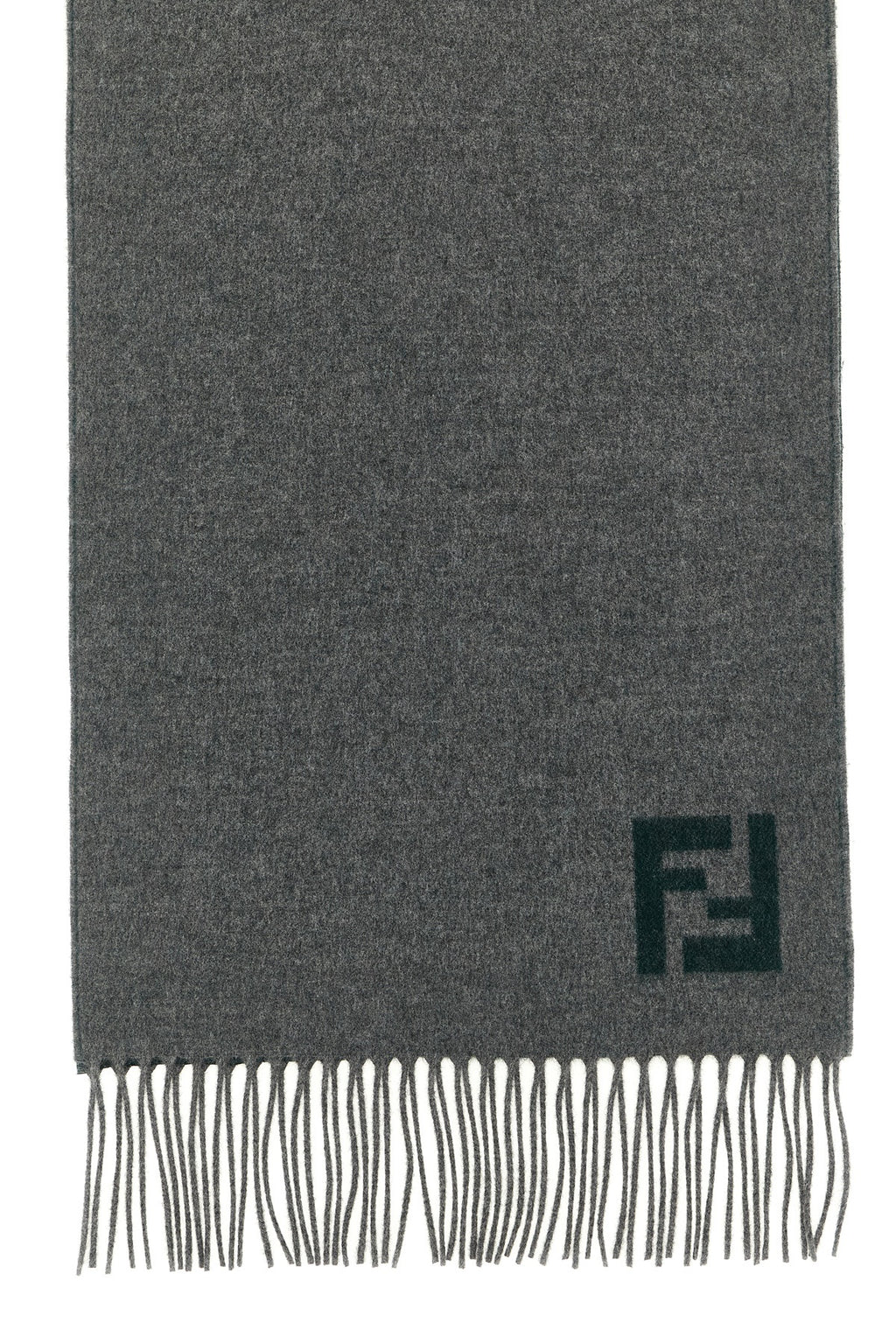 FENDI Double-sided scarf For Men 93% wool 7% cachemire