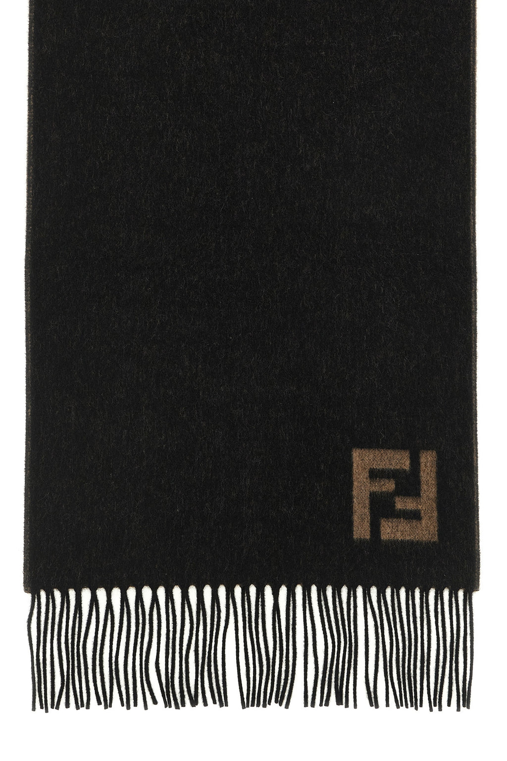 FENDI Double-sided scarf For Men 93% wool 7% cachemire