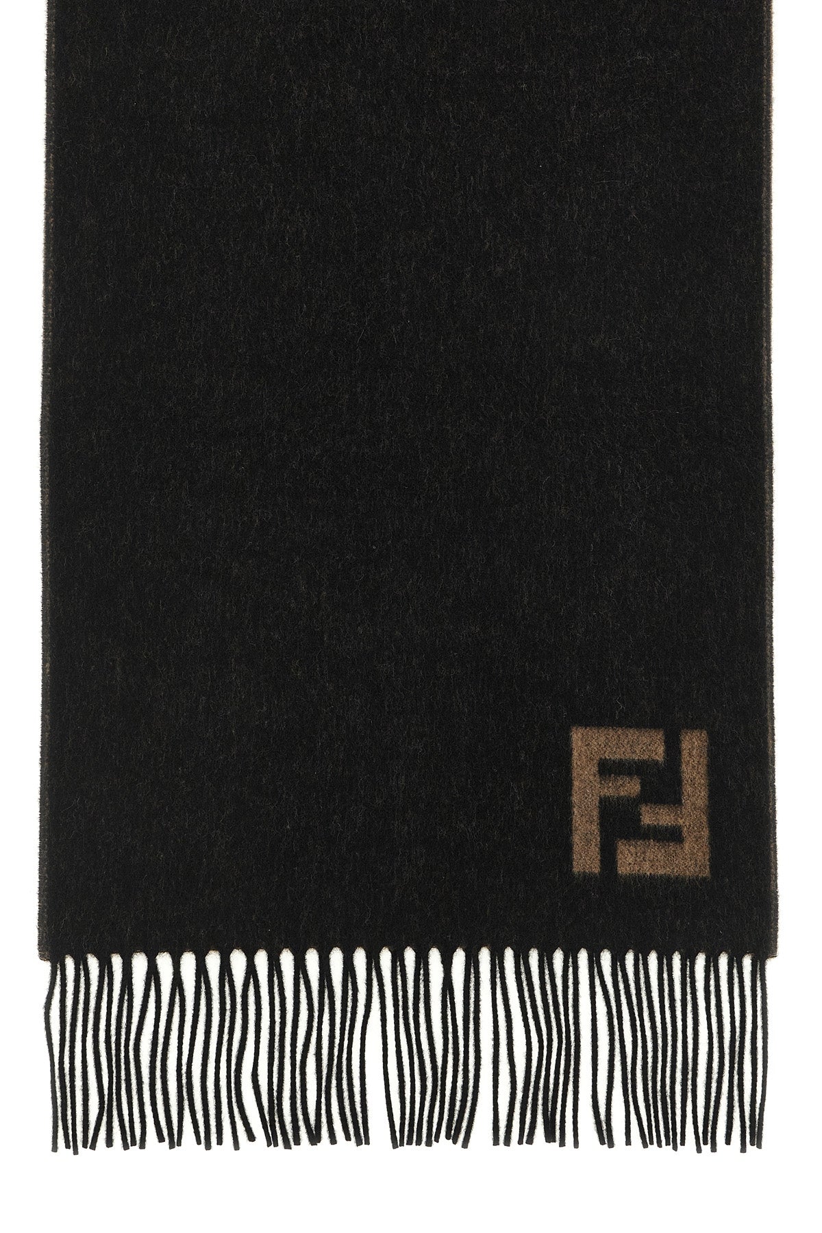 FENDI Double-sided scarf For Men 93% wool 7% cachemire