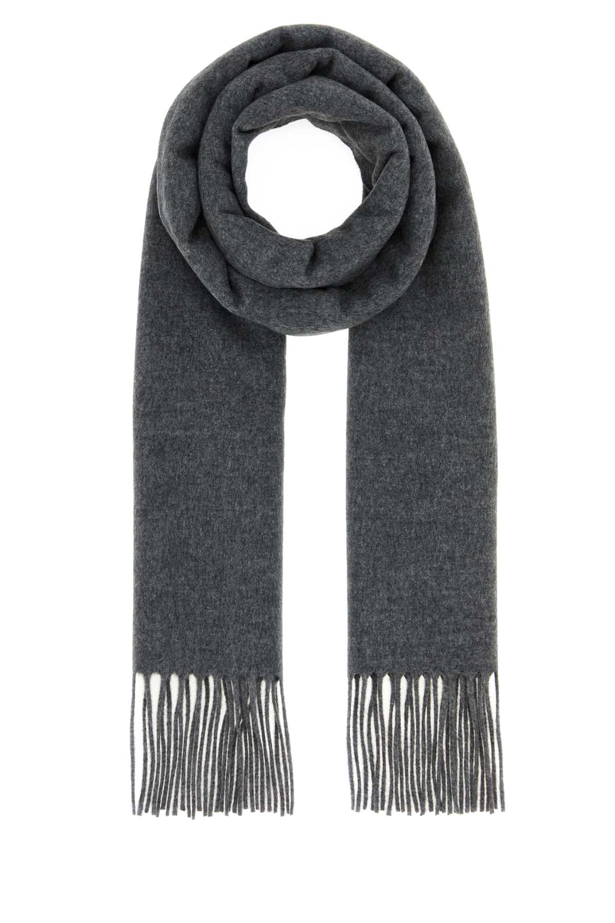 FENDI SCIARPA IN CASHMERE CON LOGO FF DOUBLE FACE For Men Exterior: 93% Wool 7% Cashmere