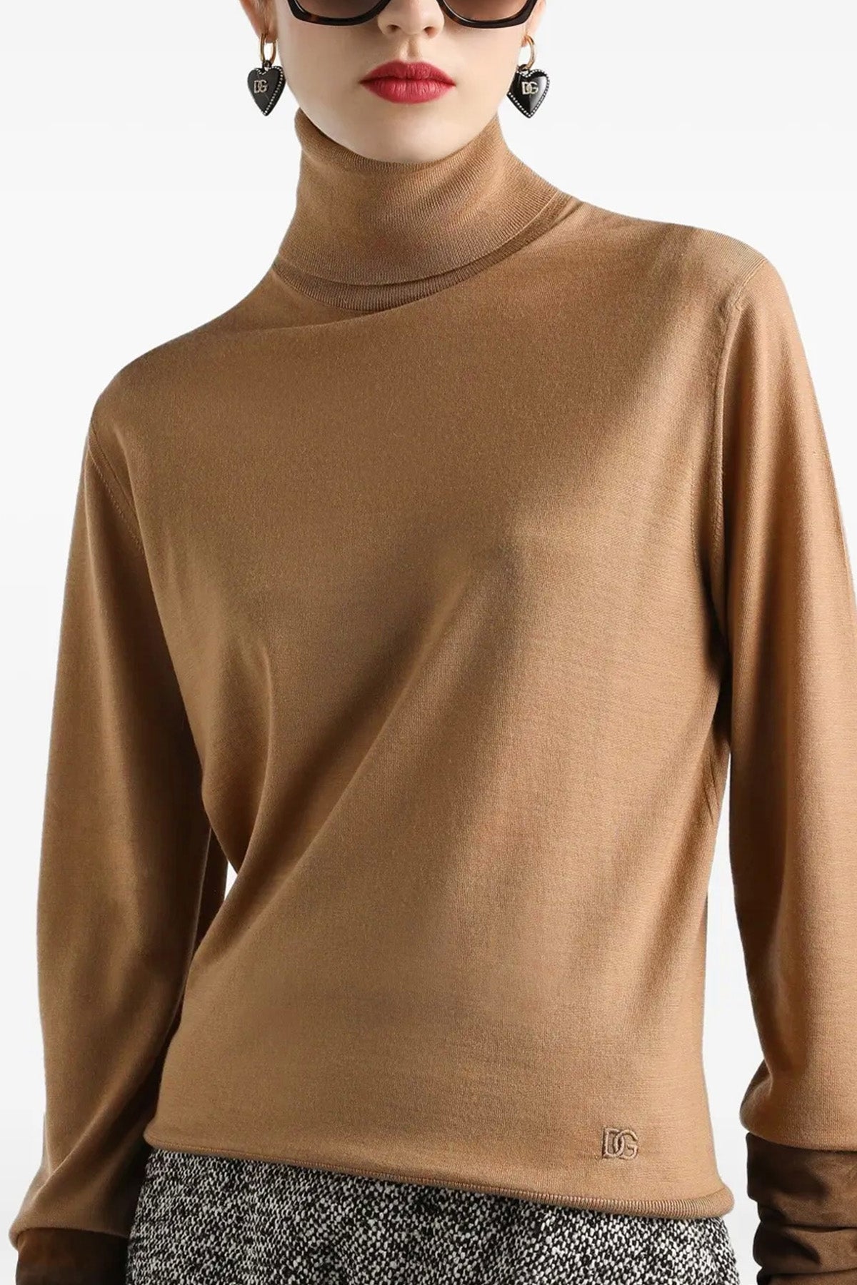 DOLCE & GABBANA Cashmere turtleneck sweater For Women 100% cashmere