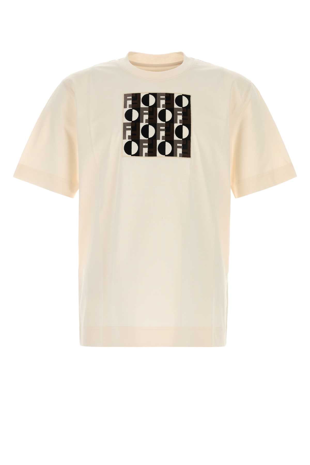 FENDI T-SHIRT For Men Exterior: 100% Cotton