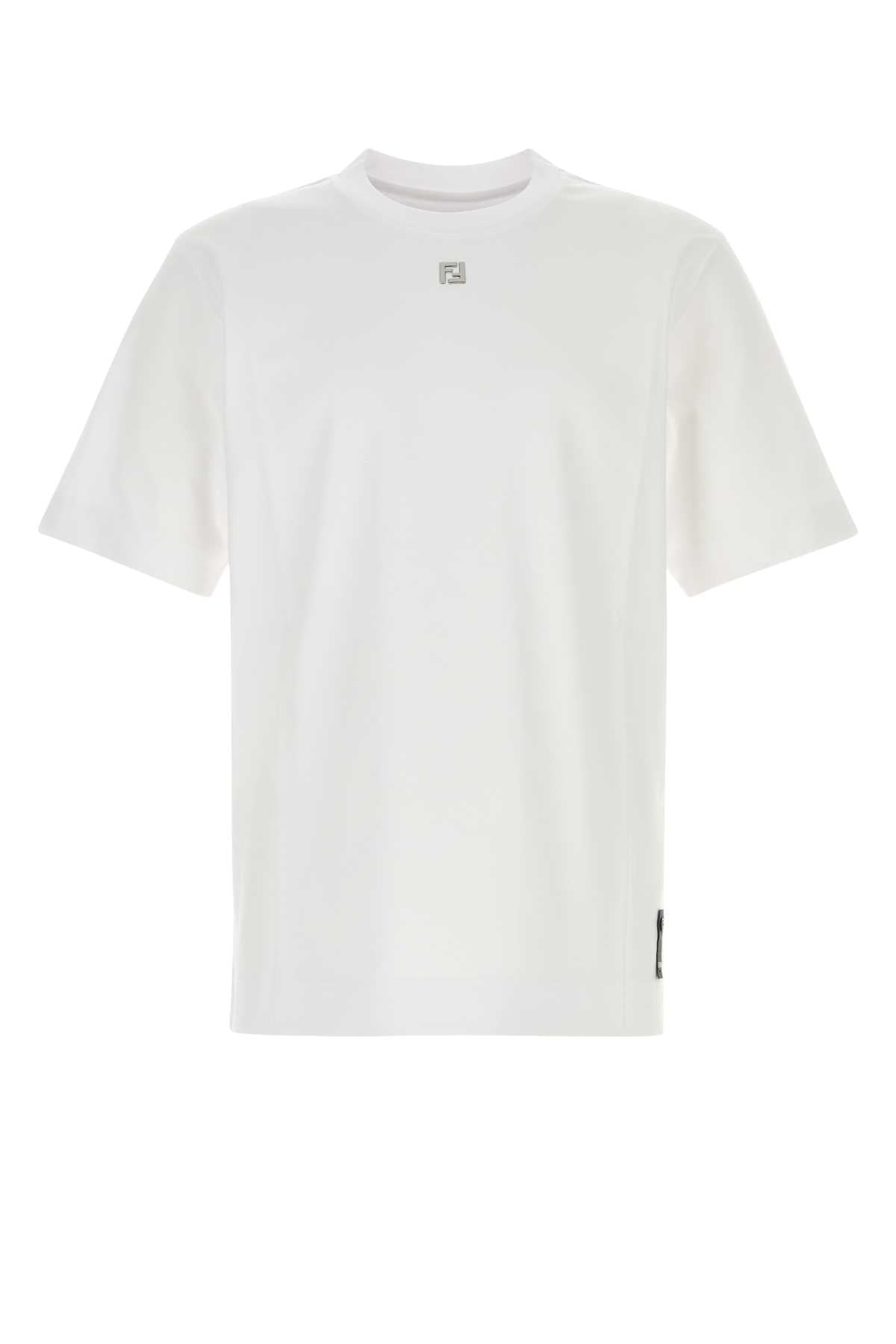 FENDI T-SHIRT M.J. FF METAL For Men Exterior: 100% Cotton