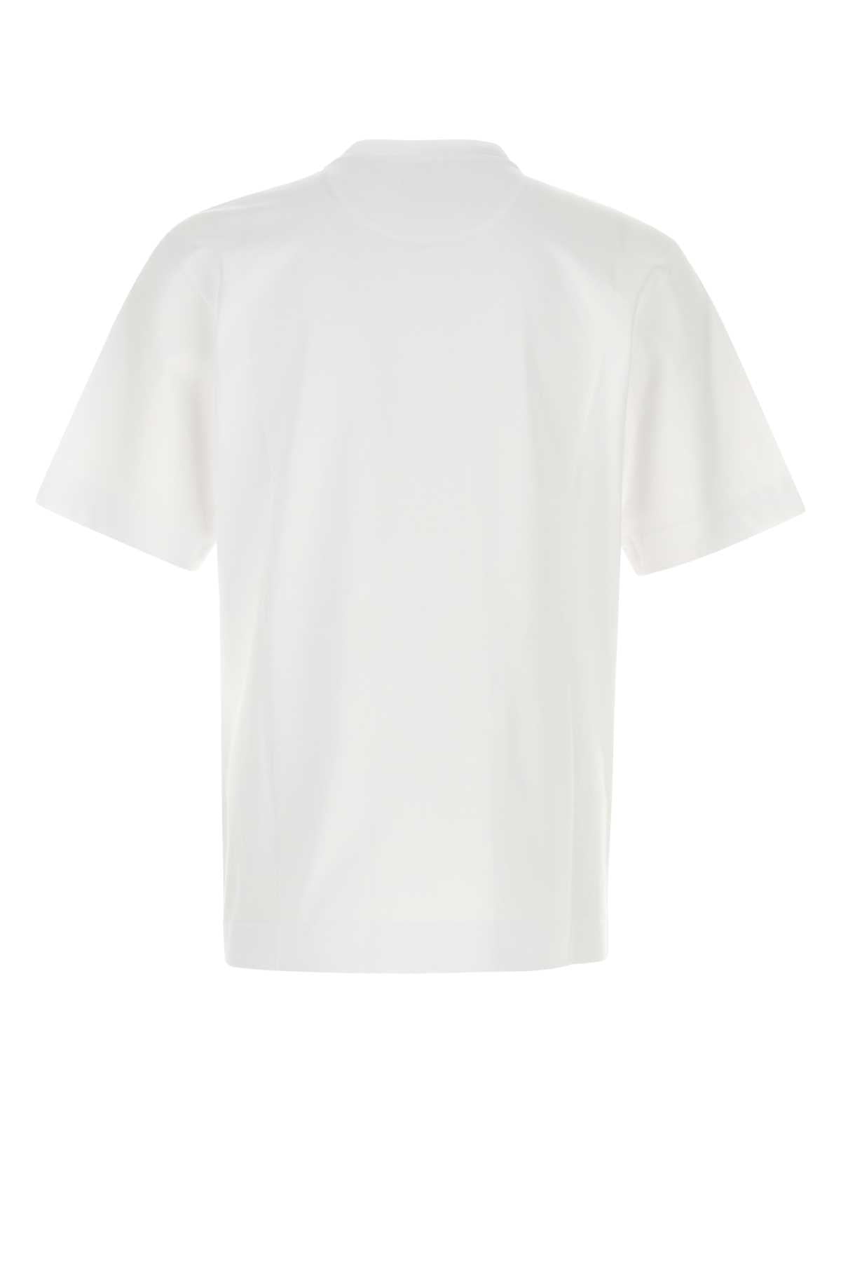 FENDI T-SHIRT M.J. FF METAL For Men Exterior: 100% Cotton