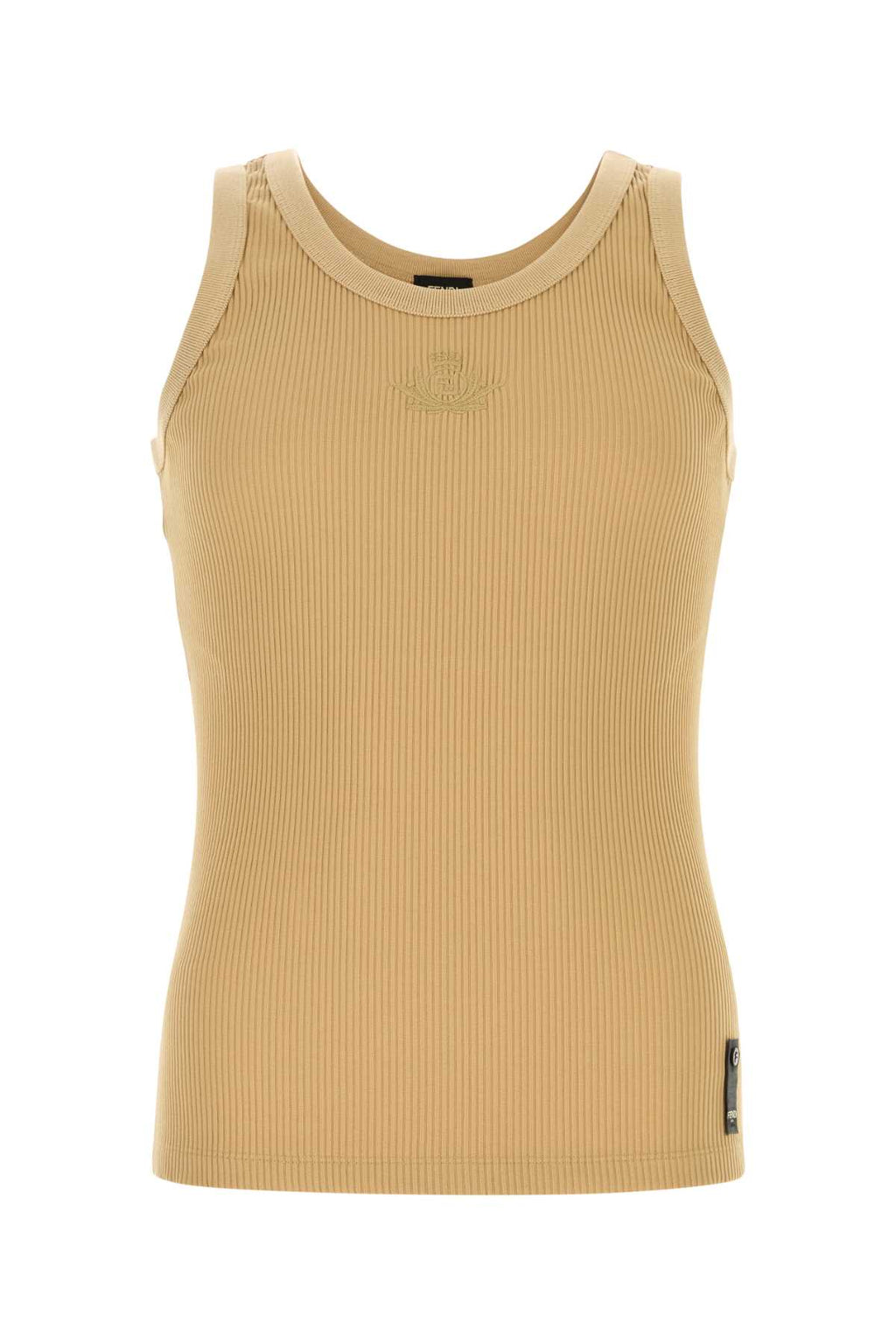 FENDI TOP RIBBED J FF CLUB CREST For Men Exterior: 91% Nylon 9% Elastane