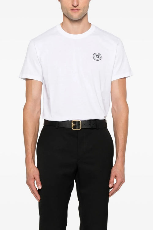 FENDI 'Postcards' T-shirt For Men 100% cotton