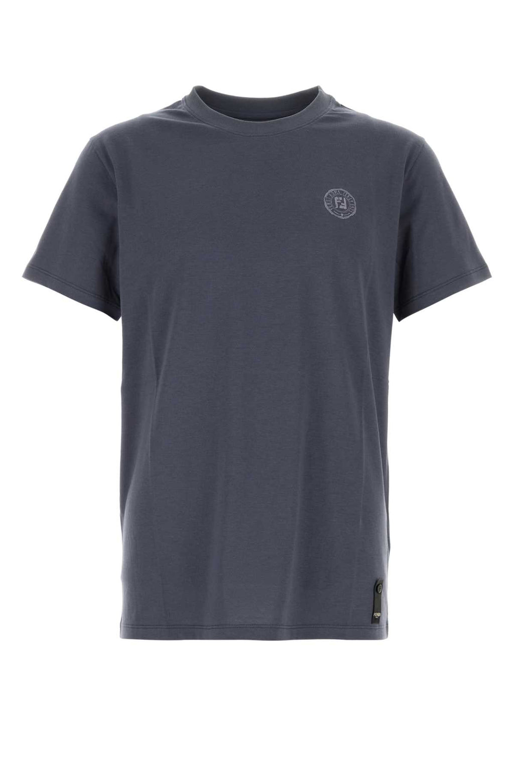 FENDI T-SHIRT CO FENDI STAMP For Men Exterior: 100% Cotton