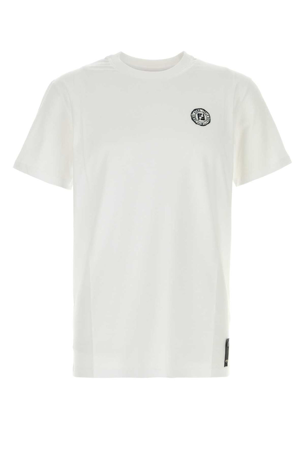 FENDI T-SHIRT CO FENDI STAMP For Men Exterior: 100% Cotton