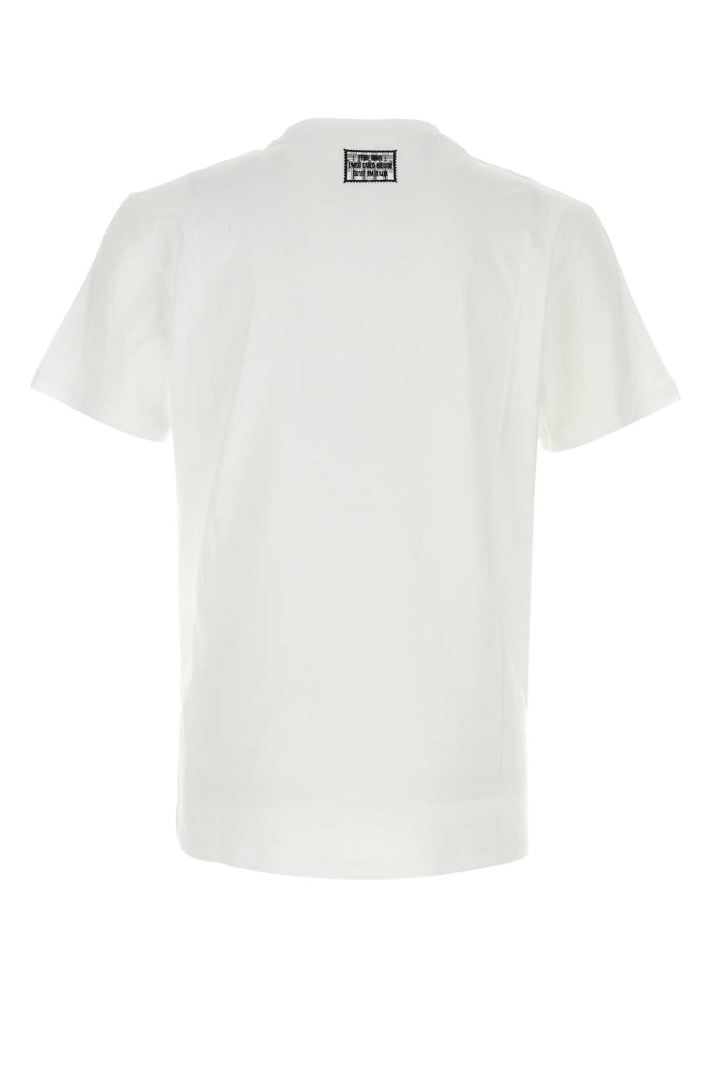 FENDI T-SHIRT CO FENDI STAMP For Men Exterior: 100% Cotton