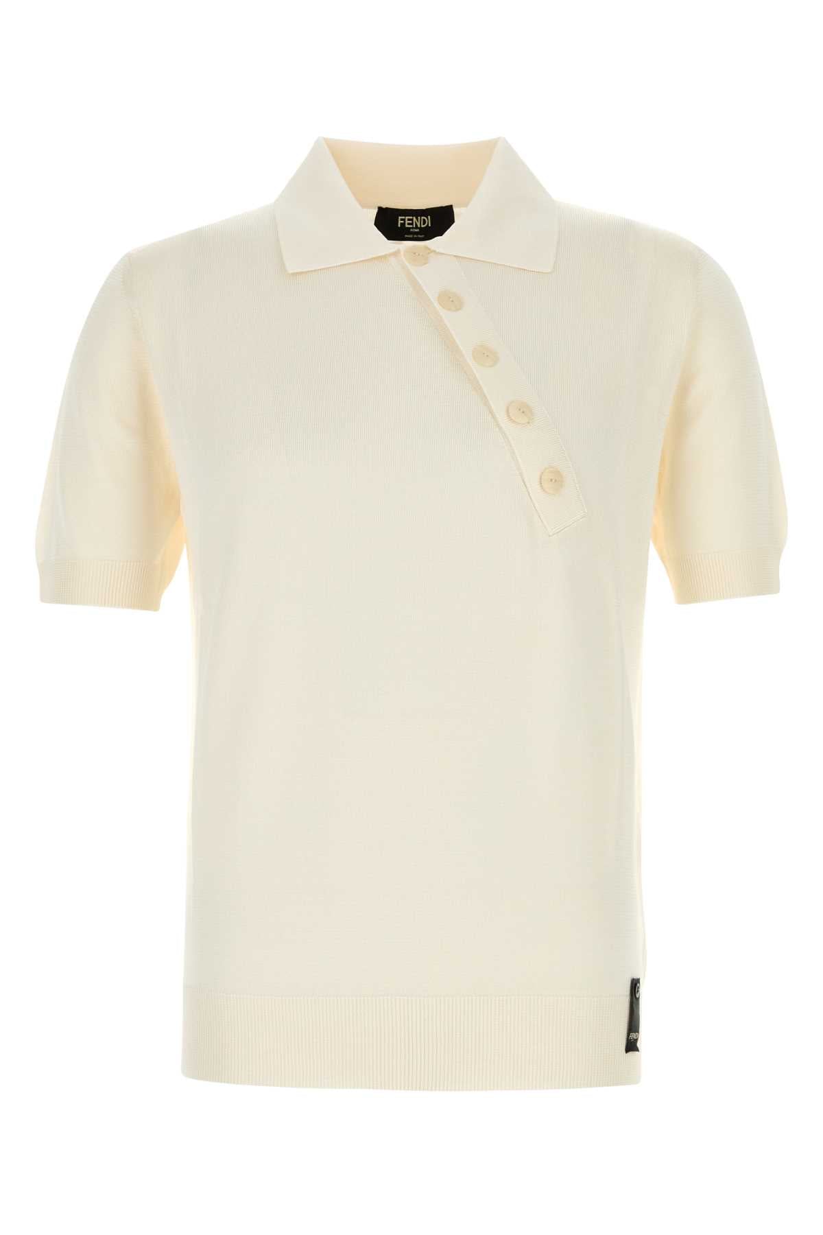FENDI POLO PLAIN+BUTTONHOLE For Men Exterior: 100% Viscose