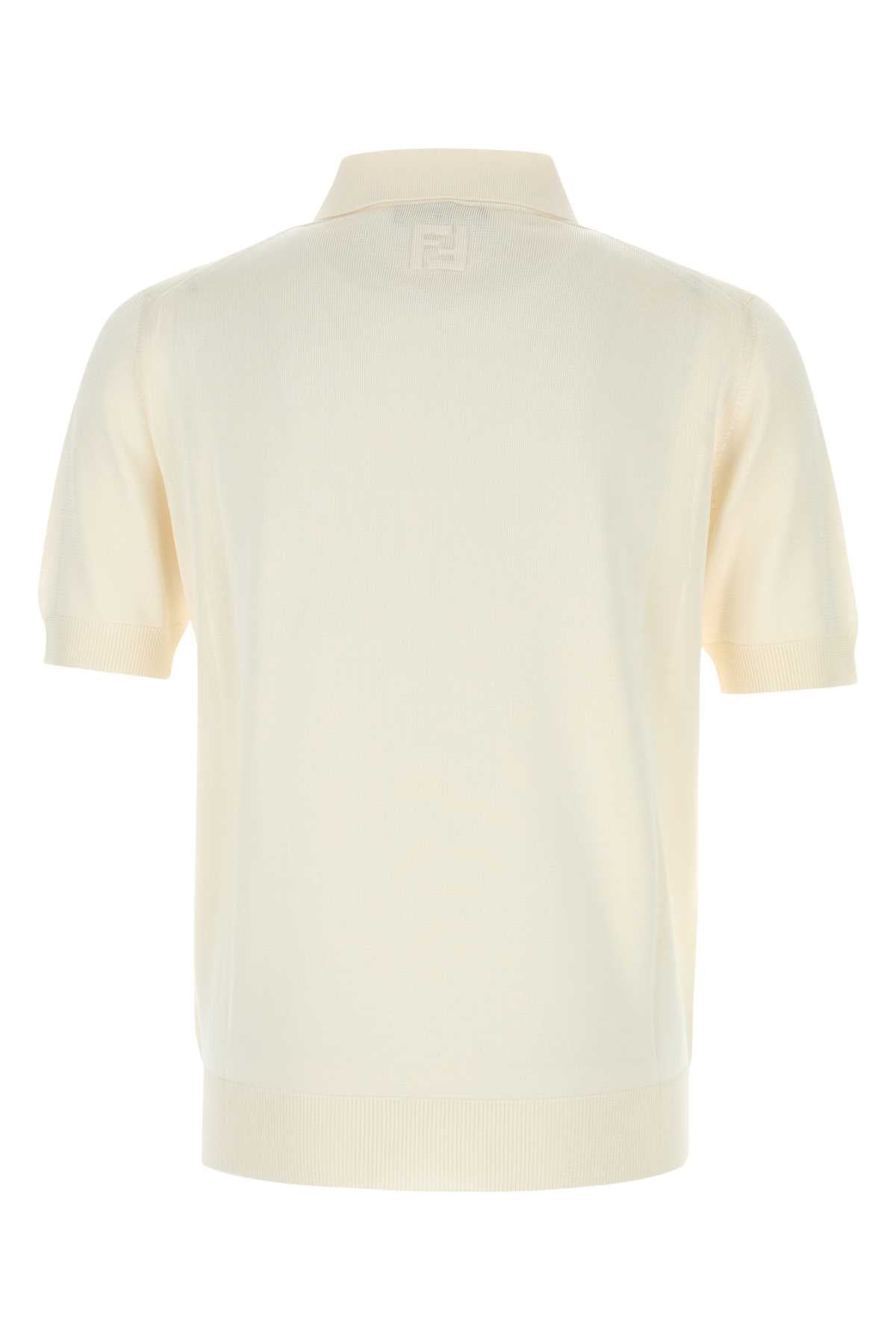 FENDI POLO PLAIN+BUTTONHOLE For Men Exterior: 100% Viscose