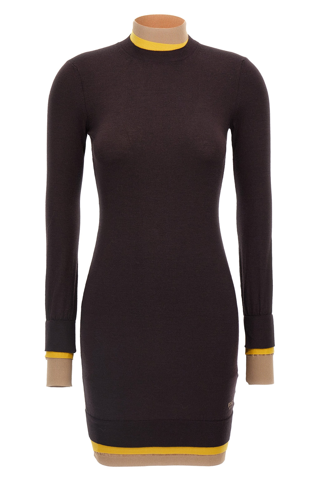 FENDI 'Layering' dress For Women 75% polyester, 25% polyurethane