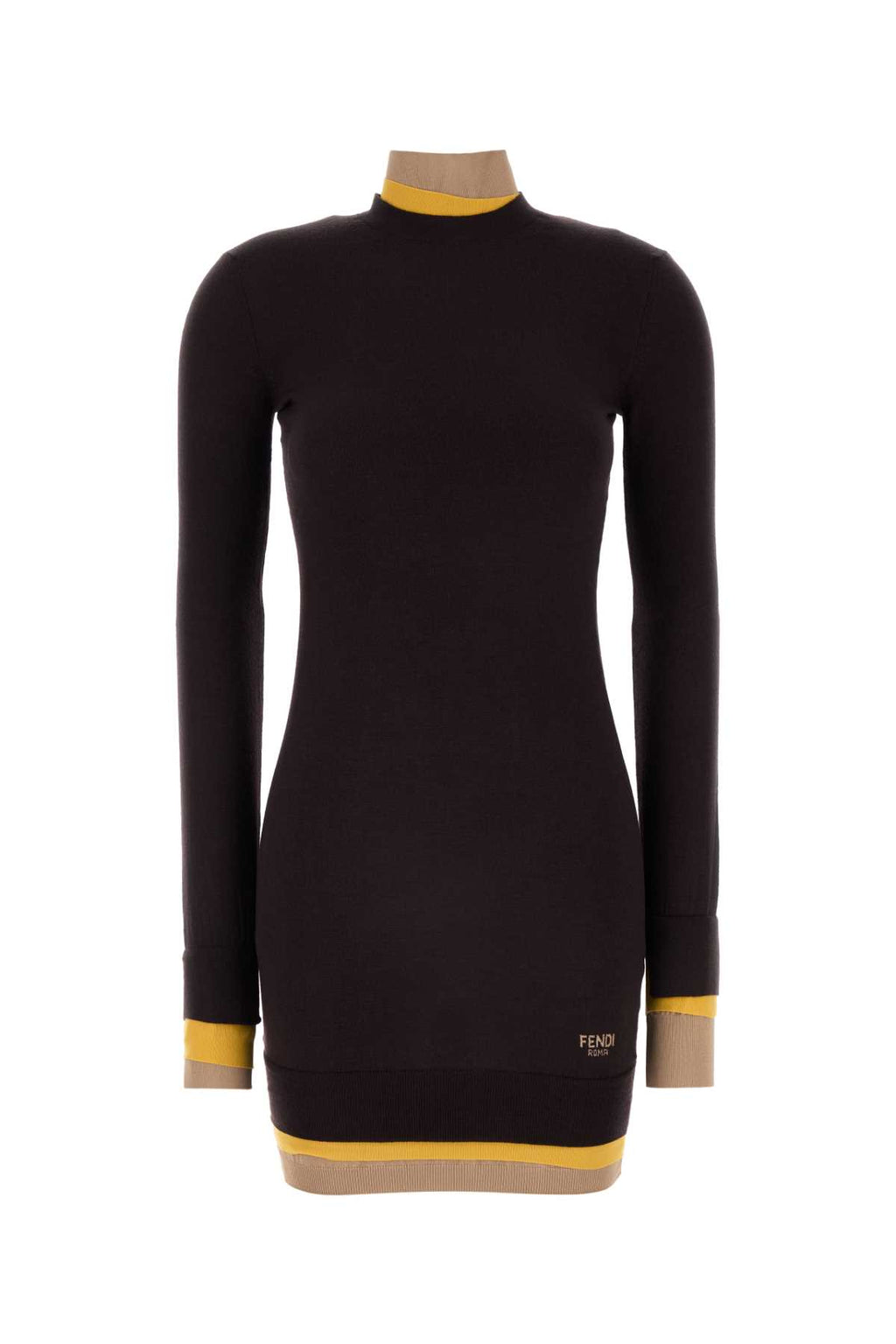 FENDI ABITO For Women Exterior: 55% Wool 23% Nylon 12% Viscose 8% Polyurethane 2% Polyester