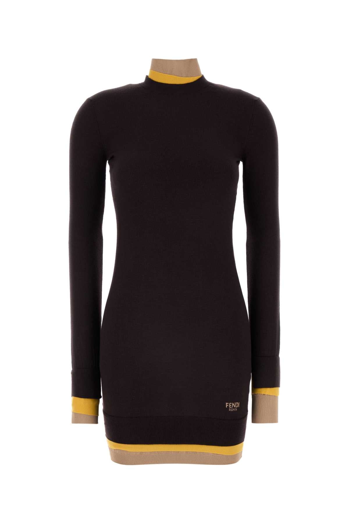 FENDI ABITO For Women Exterior: 55% Wool 23% Nylon 12% Viscose 8% Polyurethane 2% Polyester