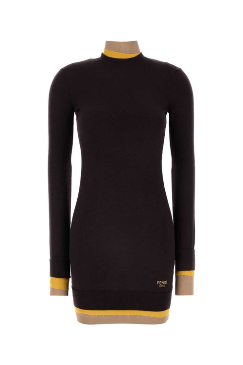 FENDI ABITO For Women Exterior: 55% Wool 23% Nylon 12% Viscose 8% Polyurethane 2% Polyester