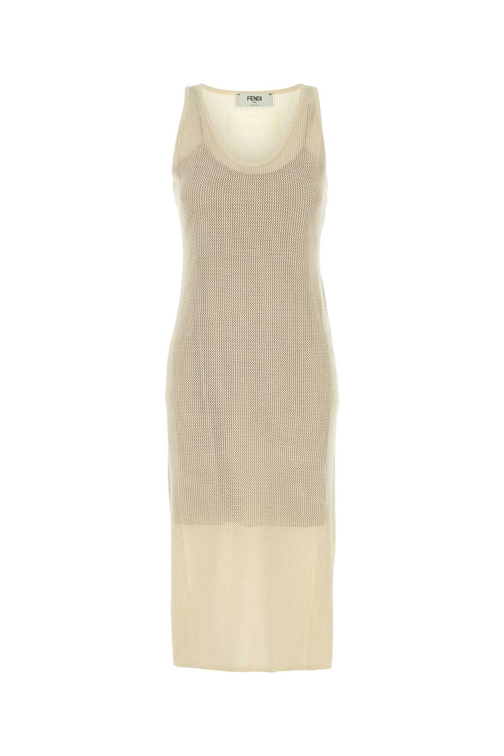 FENDI MESH KNITTED DRESS For Women Exterior: 100% Silk Lining: 75% Nylon 25% Polyurethane