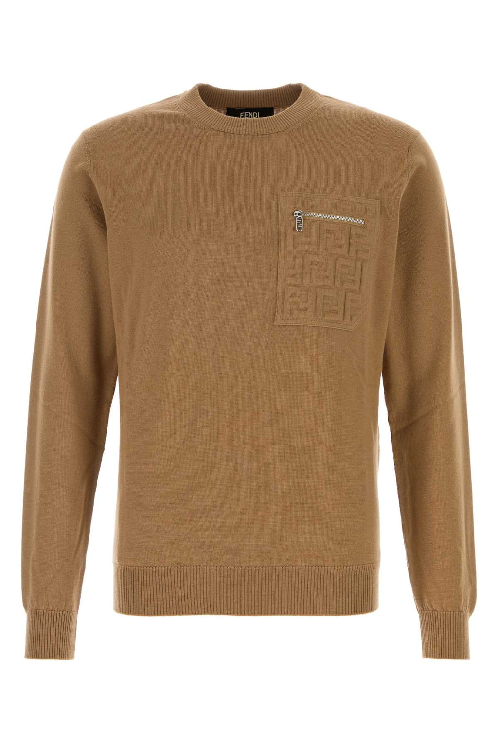 FENDI KNITWEAR For Men Exterior: 98% Cotton 2% Elastane