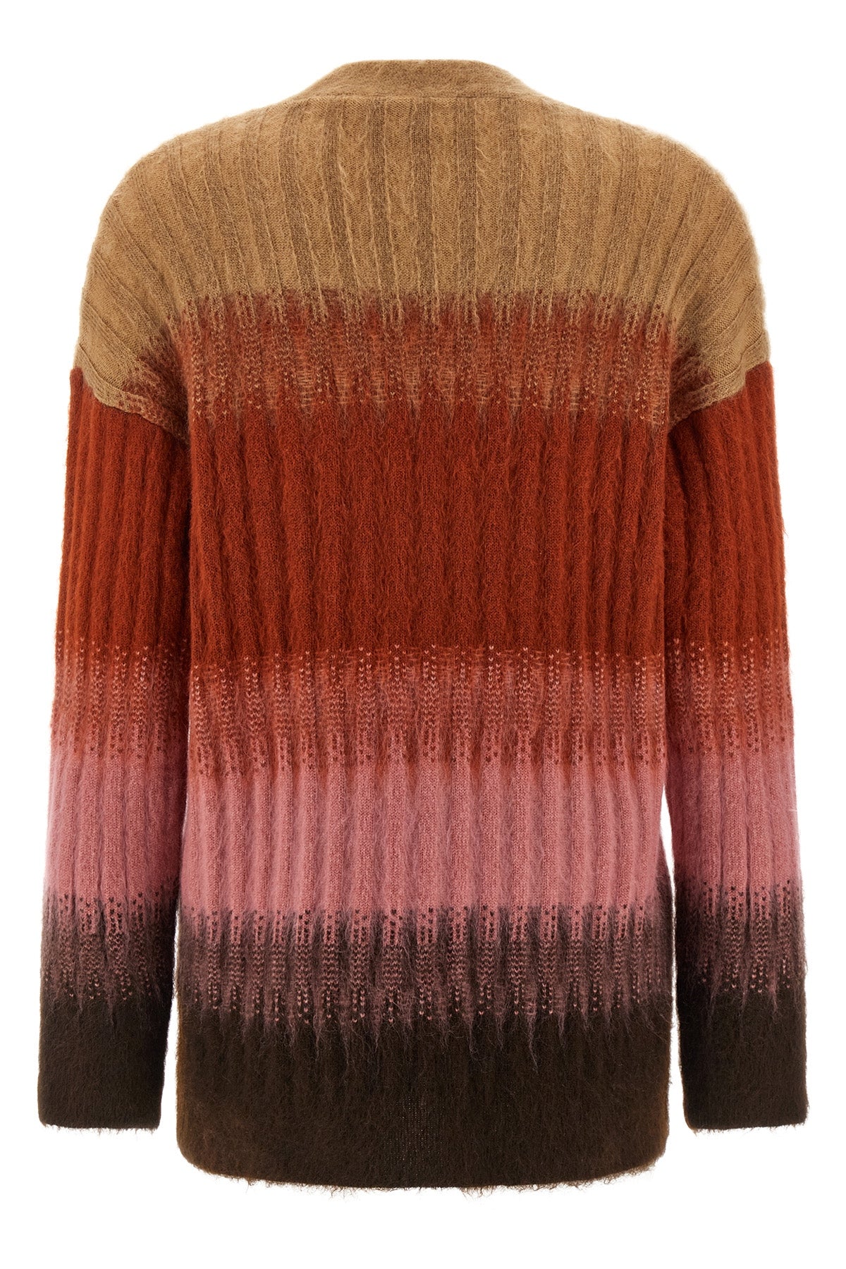 FENDI Vanisé knit cardigan For Women 67% mohair wool 30% polyamide 3% wool