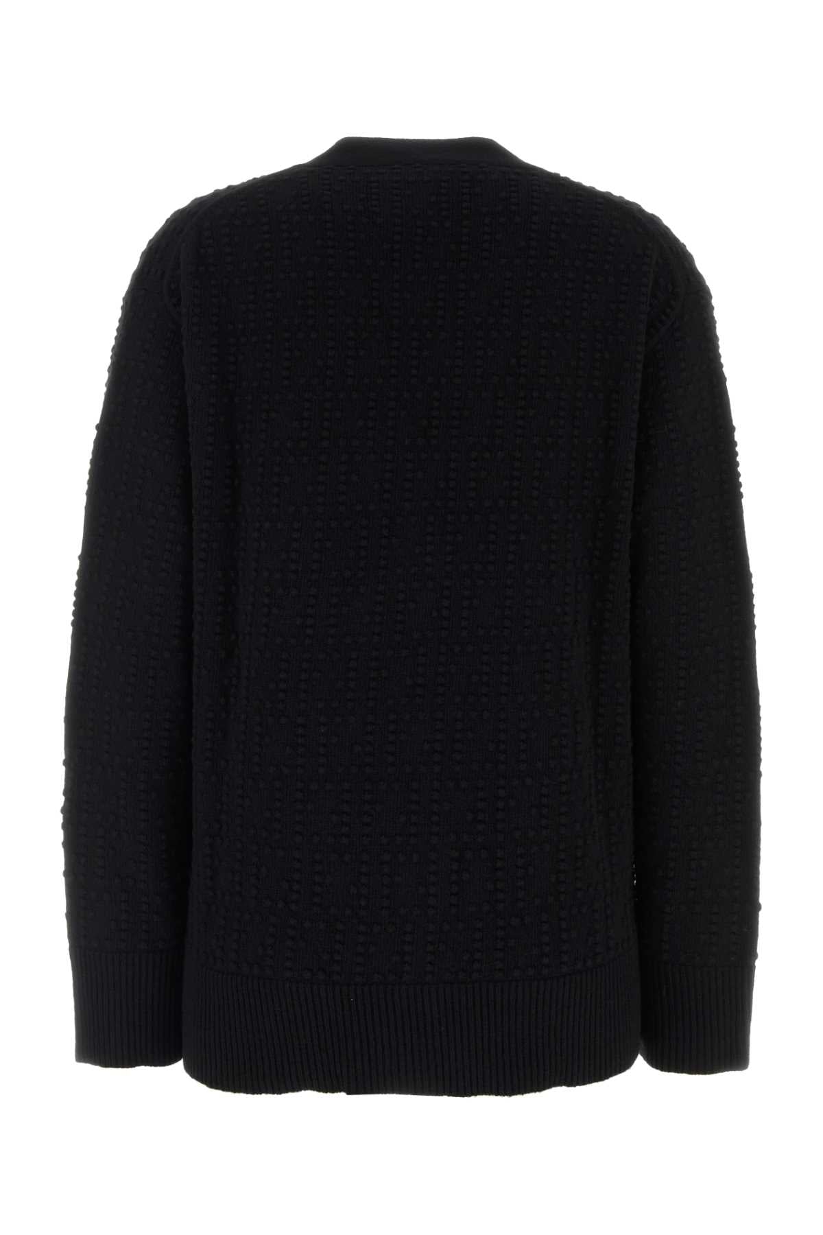 FENDI CARDIGAN FENDI PON PON For Women Exterior: 70% Wool 30% Cashmere