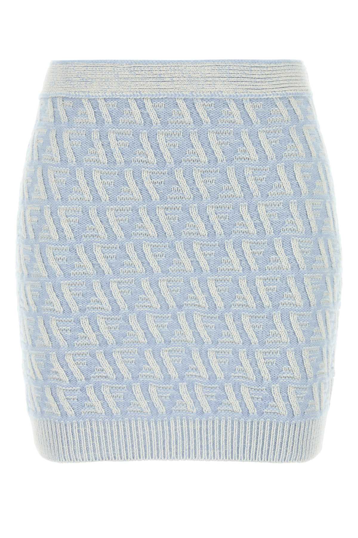 FENDI MINI FF COTTON For Women Exterior: 60% Silk 28% Virgin wool 12% Cashmere