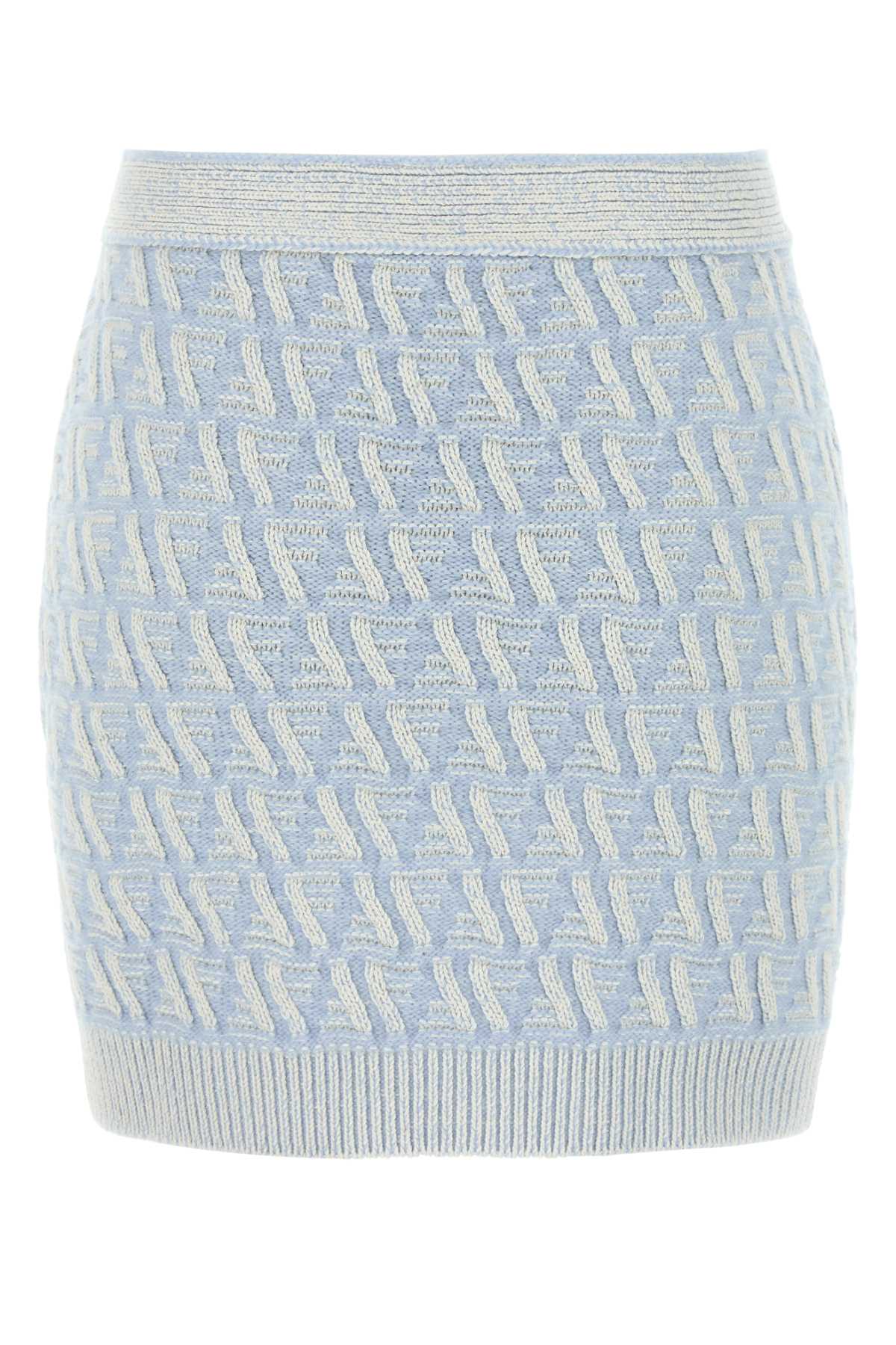 FENDI MINI FF COTTON For Women Exterior: 60% Silk 28% Virgin wool 12% Cashmere