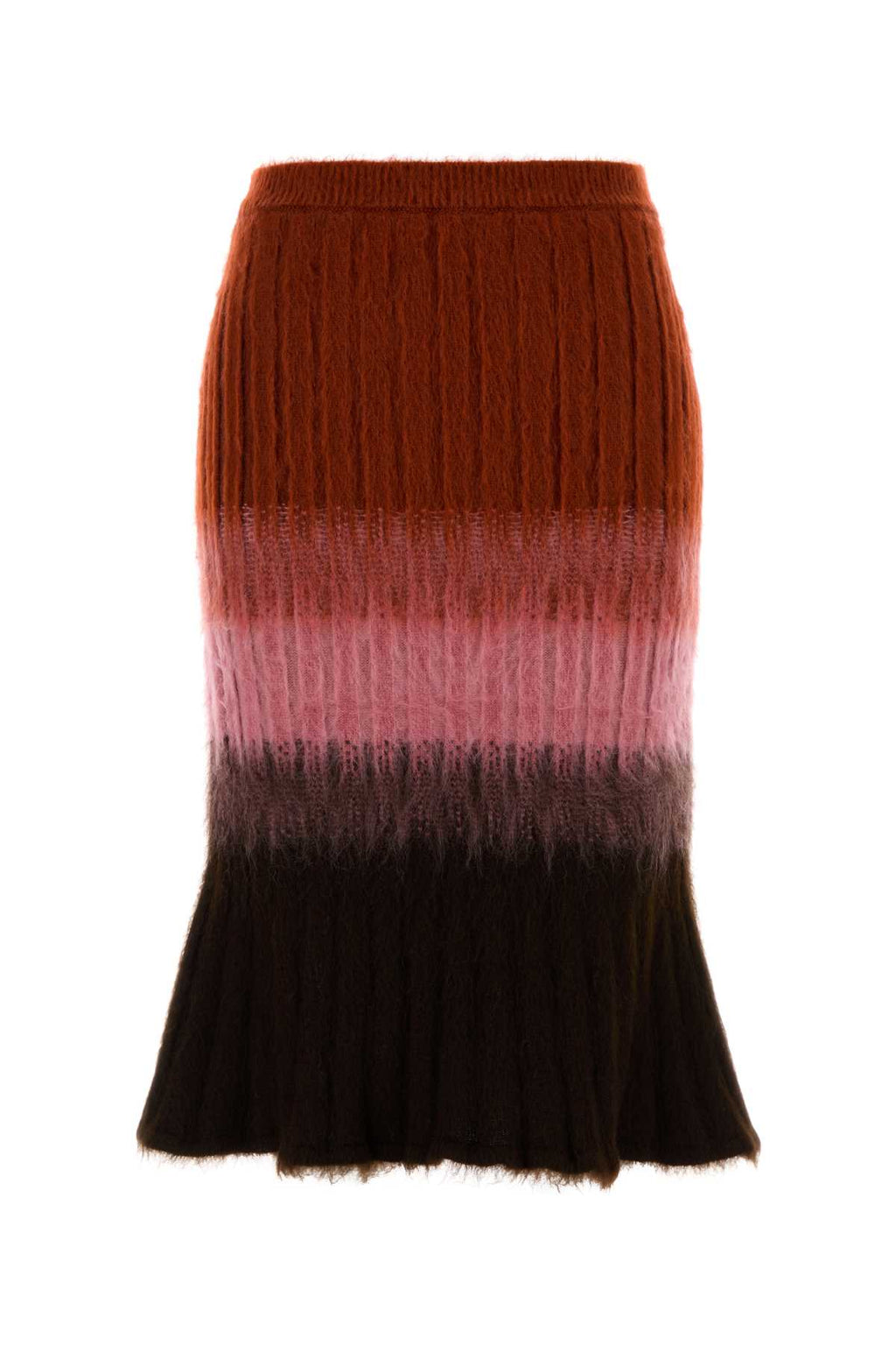 FENDI SKIRT WOOL WM DEGRAD For Women Exterior: 67% Mohair 30% Nylon 3% Wool Lining: 100% Fabric