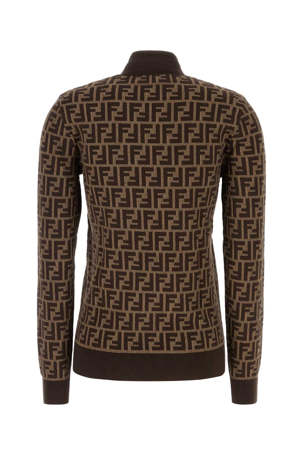 FENDI PULL FF ISTIT. COTTON KNIT For Women Exterior: 100% Cotton