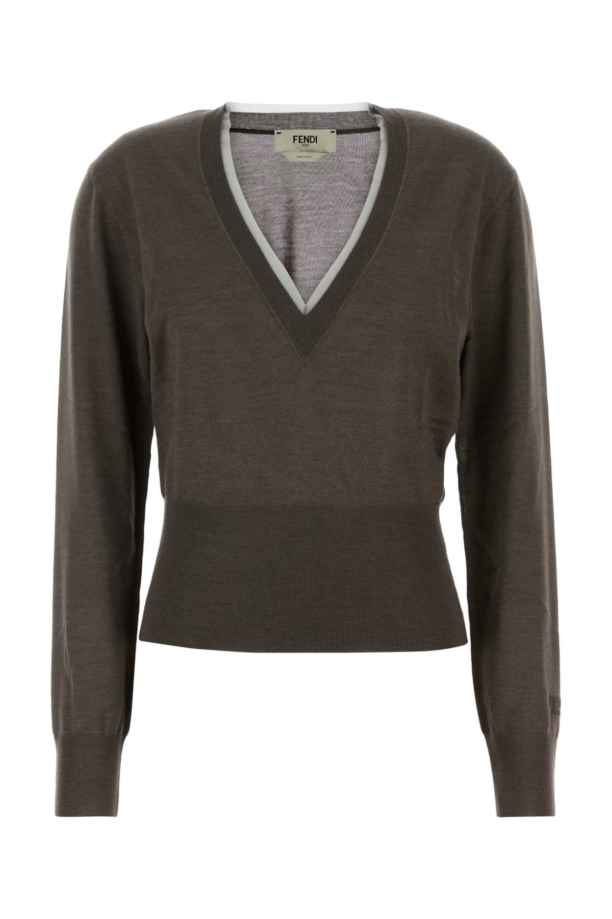 FENDI PULL LINGERIE CASH For Women Exterior: 70% Cashmere 30% Silk