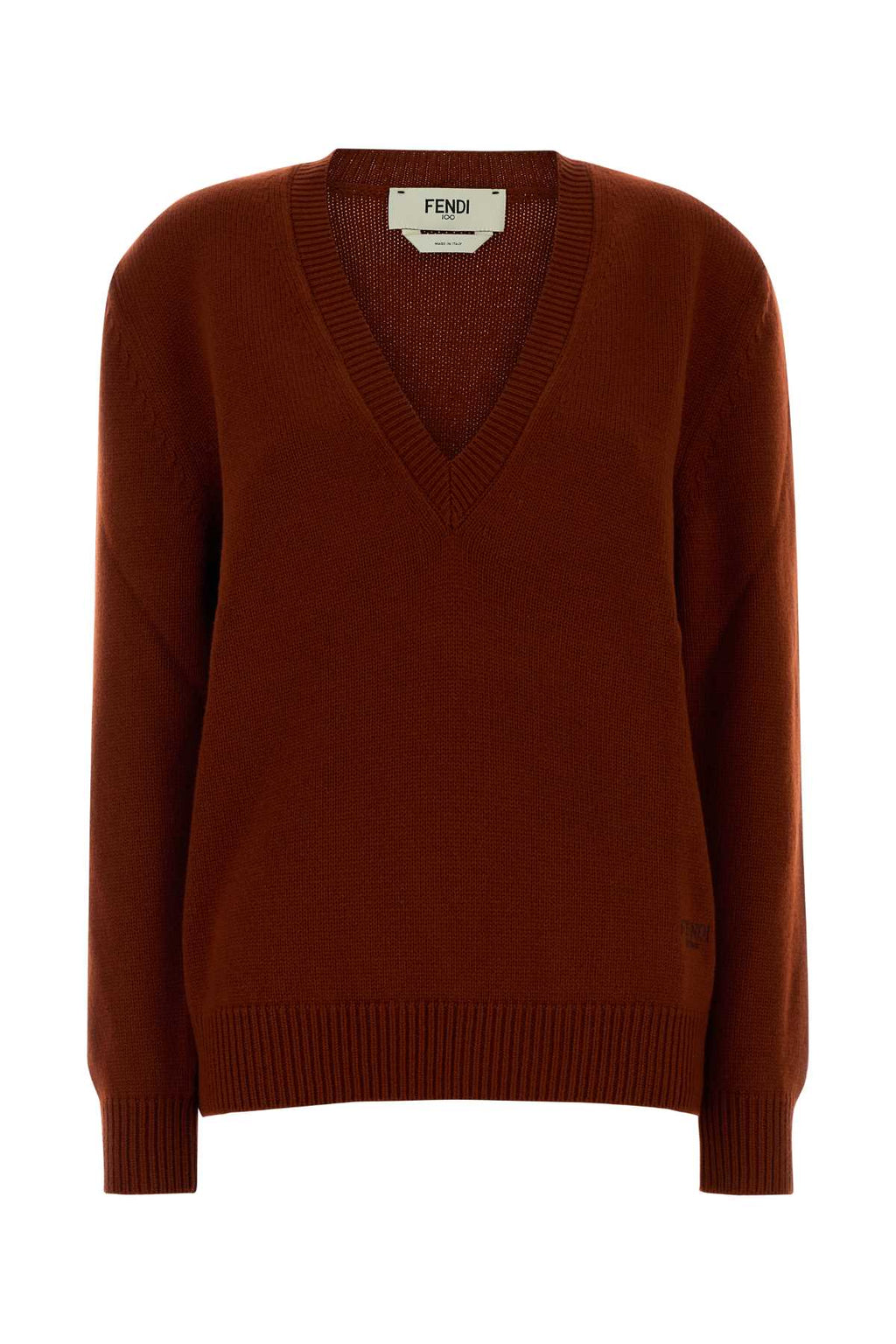 FENDI PULL CASHMERE KNIT For Women Exterior: 99% Cashmere 1% Elastane