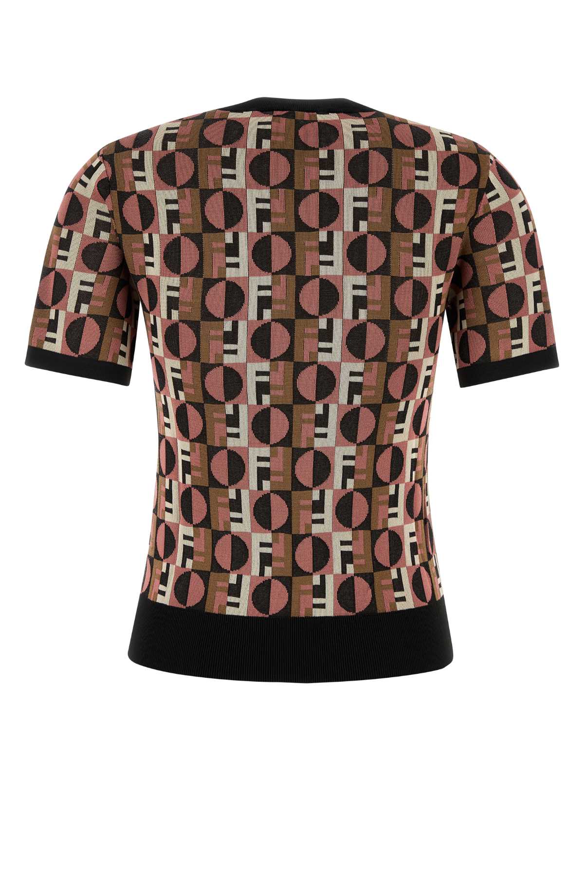 FENDI TSHIRT FENDI OPTICAL For Women Exterior: 89% Viscose 8% Nylon 3% Elastane