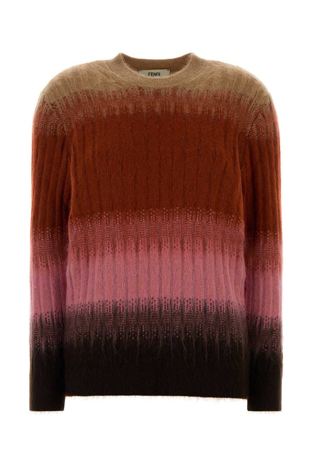 FENDI PULL WOOL MOHAIR DE For Women Exterior: 67% Mohair 30% Nylon 3% Wool