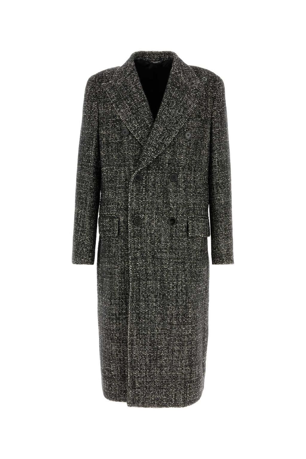 DOLCE & GABBANA CAPPOTTO For Men Exterior: 87% Virgin wool 12% Nylon 1% Cashmere Lining: 100% Viscose