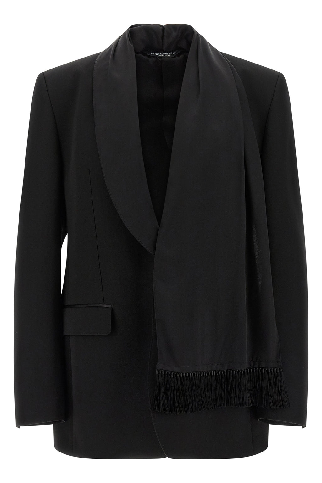 DOLCE & GABBANA Shawl neck blazer For Men 25% SILK 75% WV