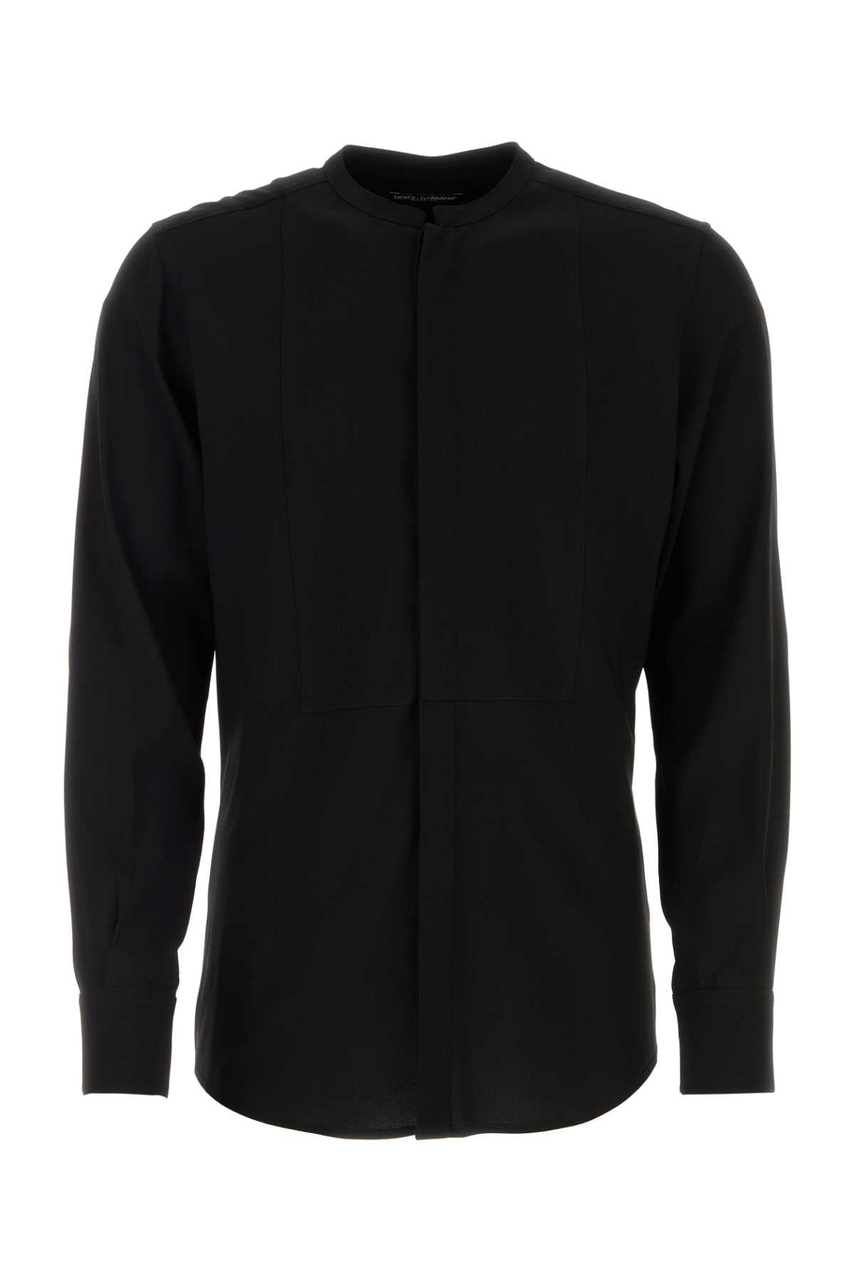 DOLCE & GABBANA CAMICIA For Men Exterior: 69% Viscose 25% Silk 6% Elastane