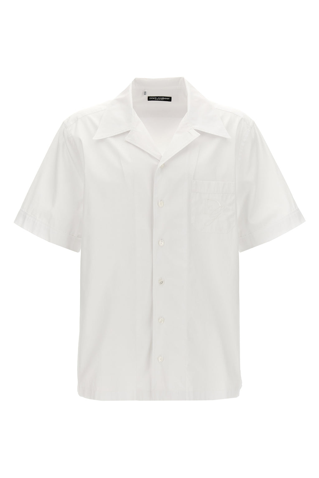 DOLCE & GABBANA Logo embroidery shirt For Men 100% cotton