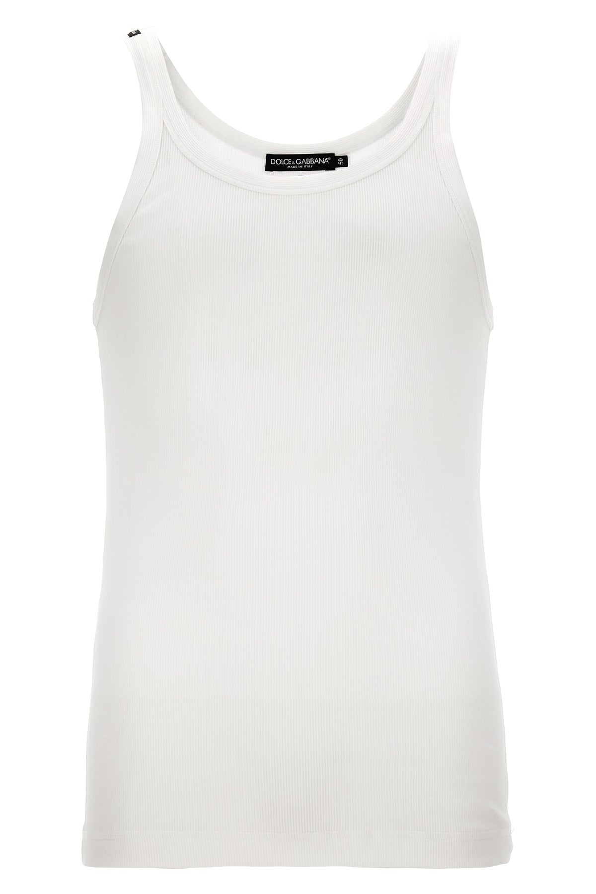 DOLCE & GABBANA Ribbed tank top For Men 100% cotton