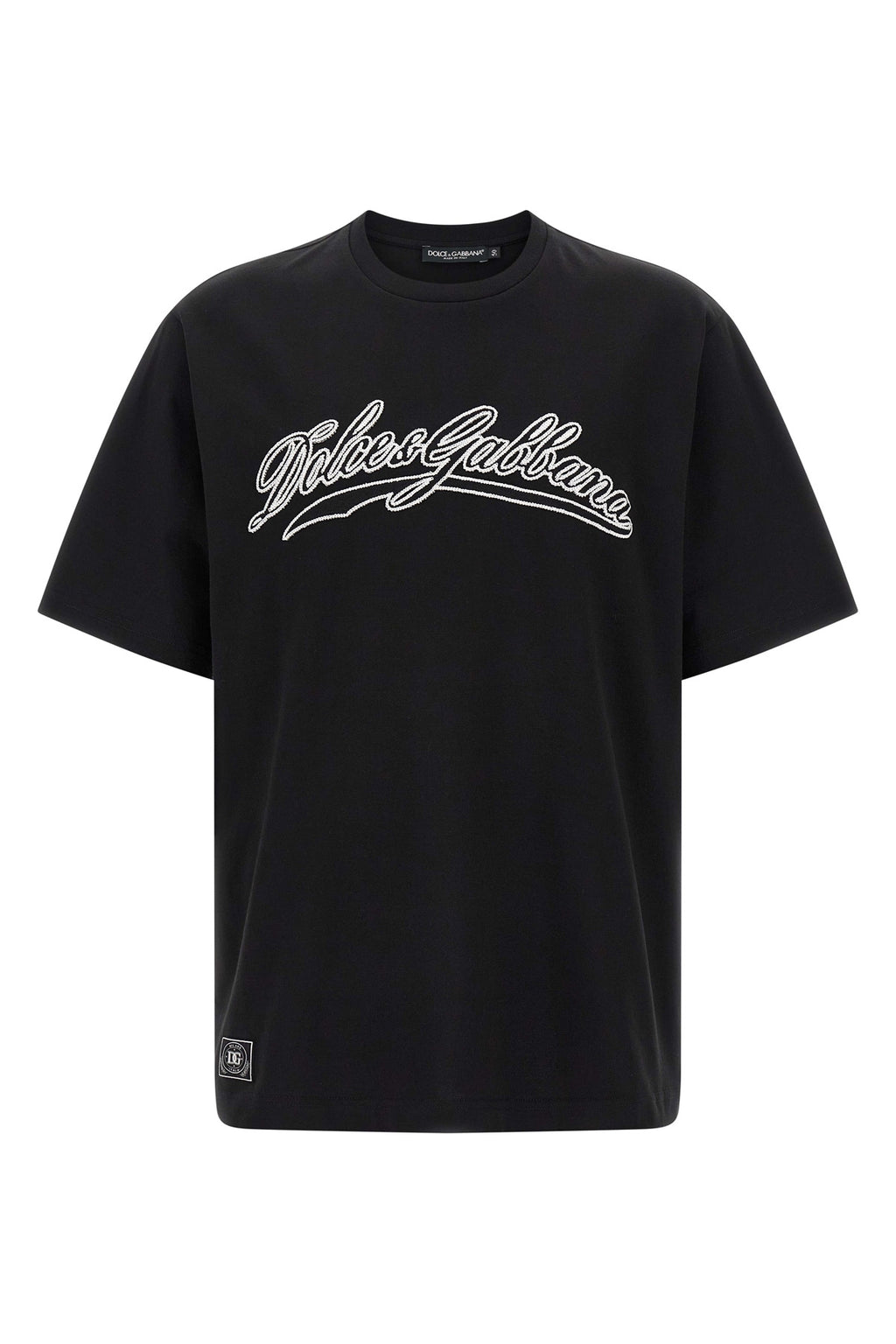 DOLCE & GABBANA Logo embroidery t-shirt For Men 100% cotton