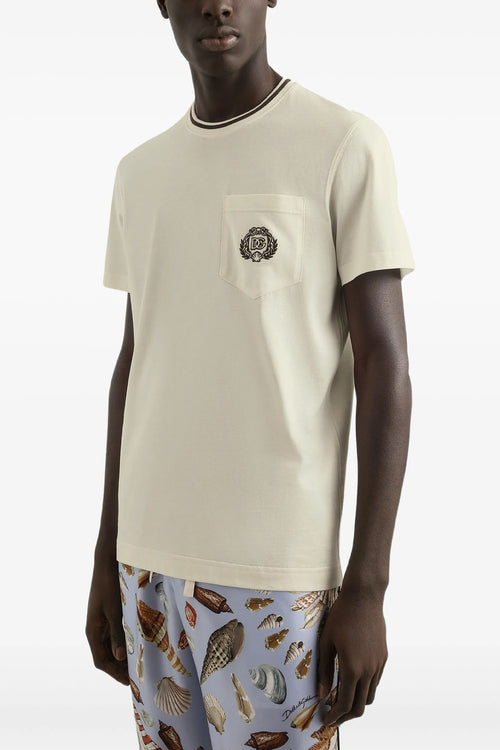DOLCE & GABBANA 'Private Wardrobe' T-shirt For Men 100% cotton
