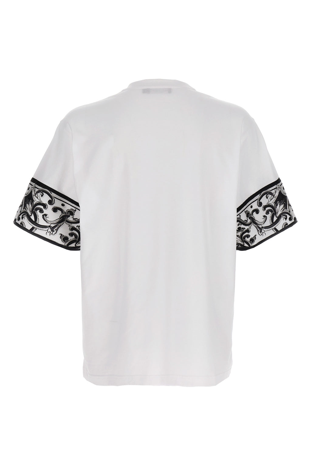 DOLCE & GABBANA 'Maiolica' print T-shirt For Men 83% cotton, 17% silk