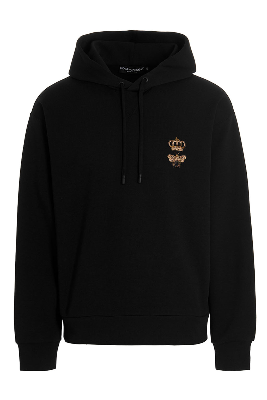 DOLCE & GABBANA 'Black Sicily' hoodie For Men 71% cotton 29% polyester
