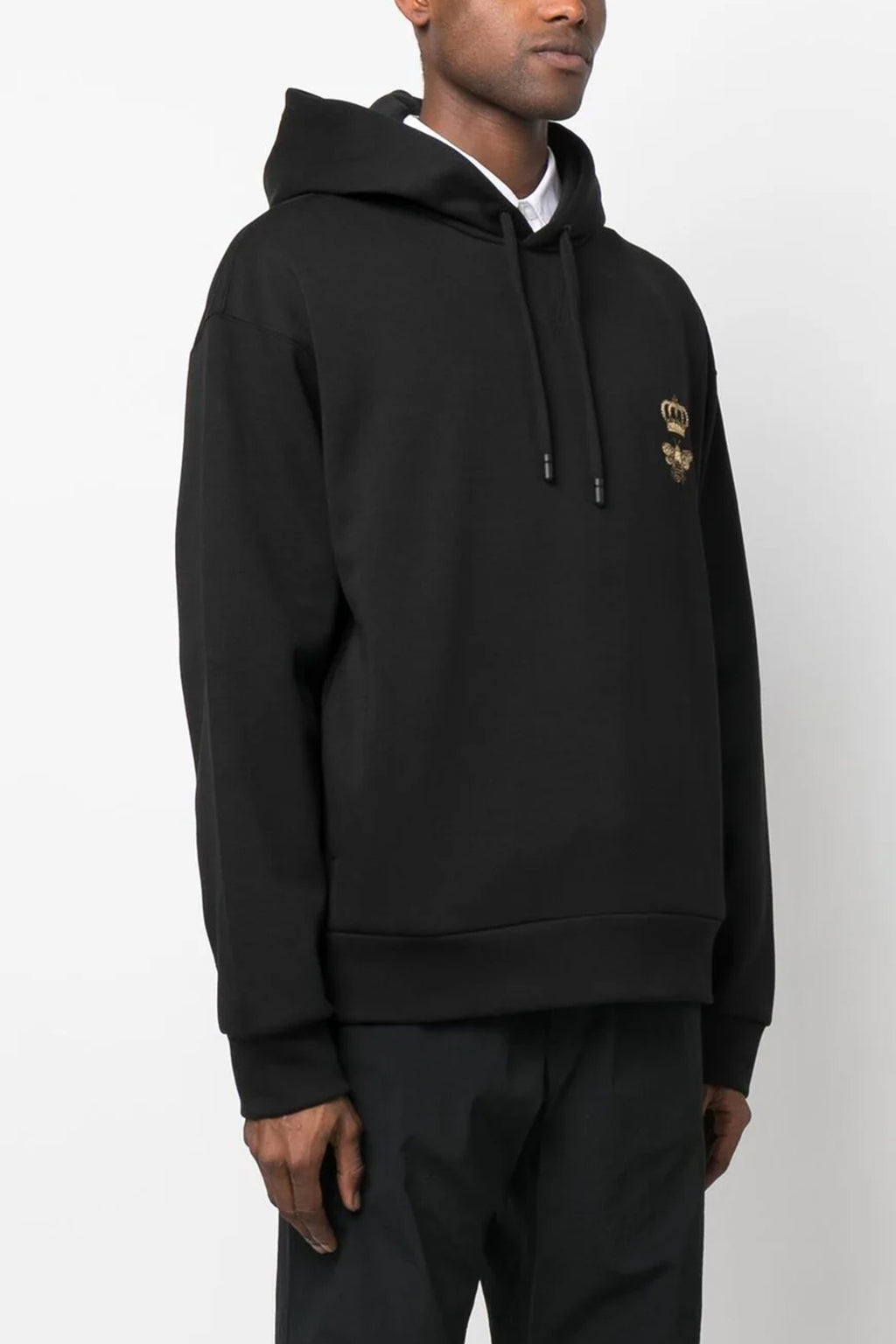 DOLCE & GABBANA 'Black Sicily' hoodie For Men 71% cotton 29% polyester